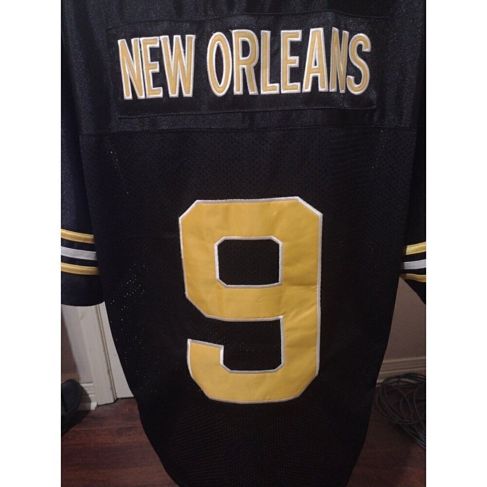 Renegade Outerwear Sportswear New Orleans Football #9 Jersey Men's XL Black - Picture 6 of 12